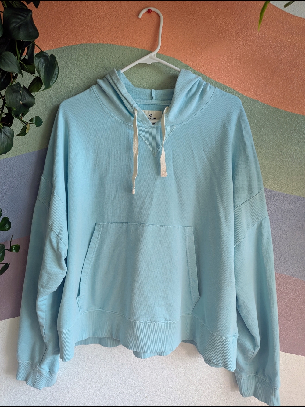 Rip Curl Light Blue Hoodie Sweatshirt